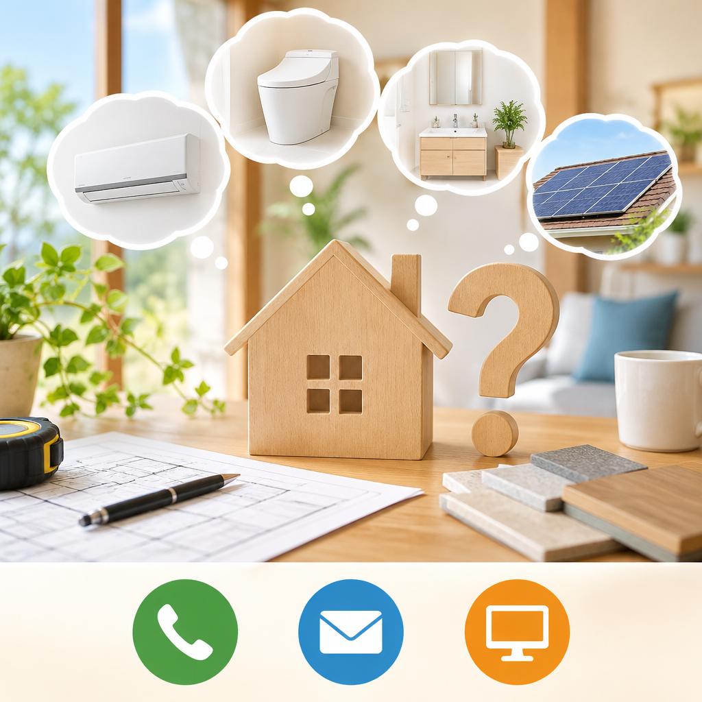 まずは「うちの場合」を相談。無料見積もりから始めませんか？