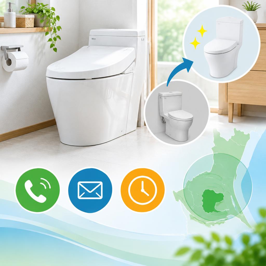 まずは無料見積もりから。牛久市のトイレのお悩みをご相談ください