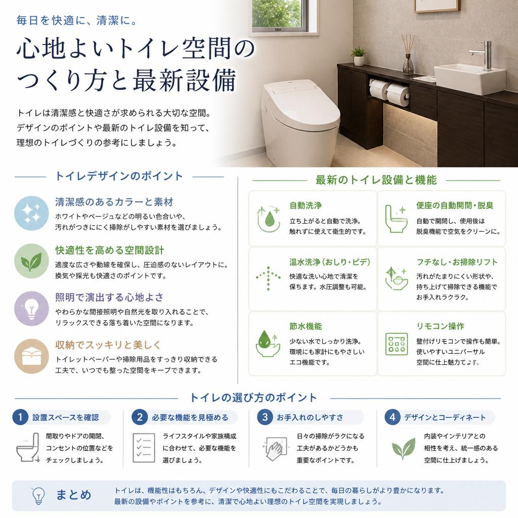 5. トイレの選び方とデザインのポイント