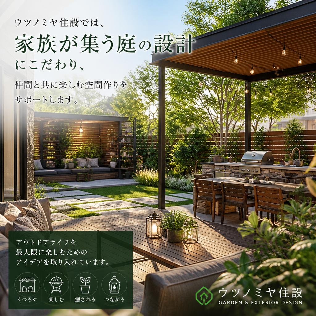 4. 家族との時間を大切にする庭作り