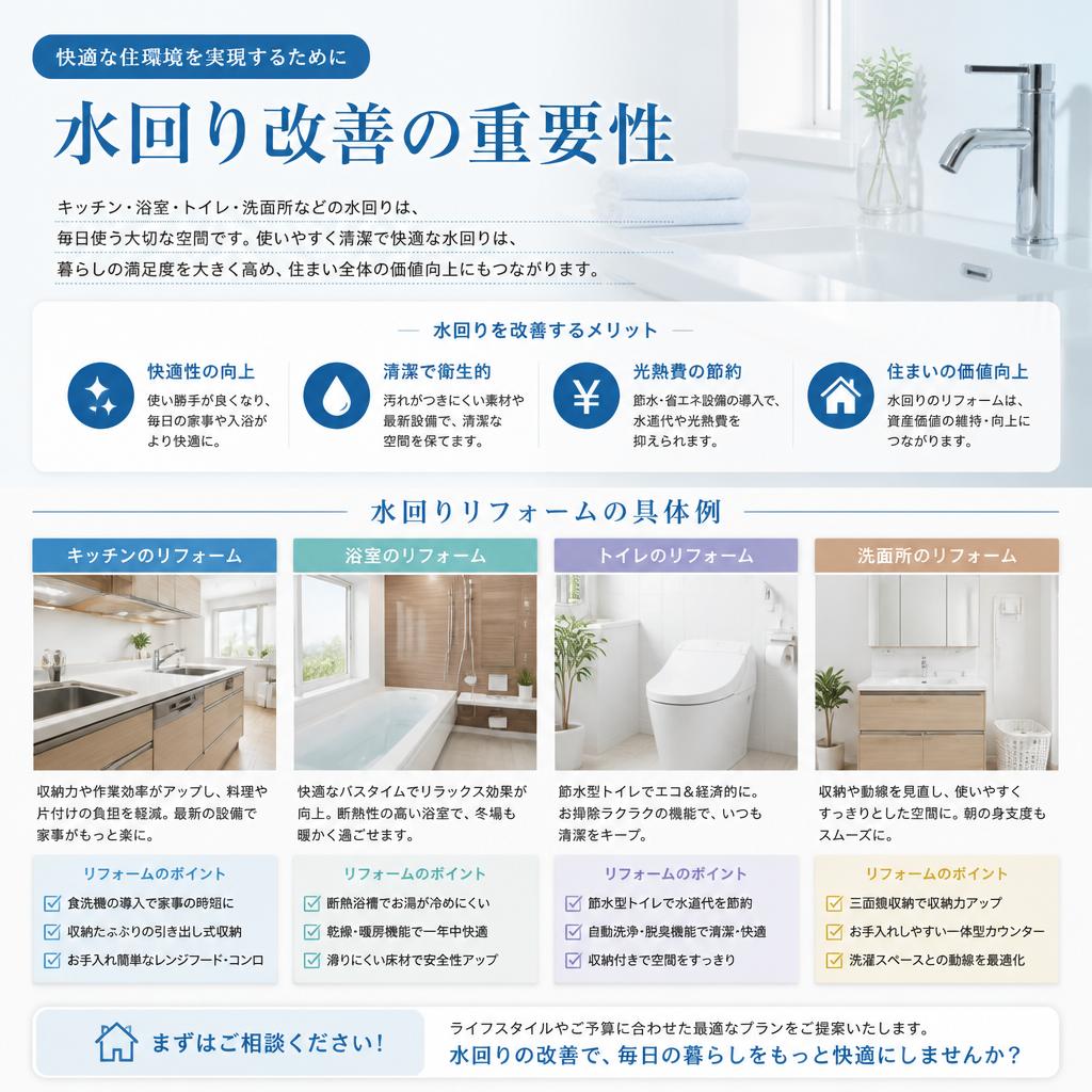 水回り改善の必要性