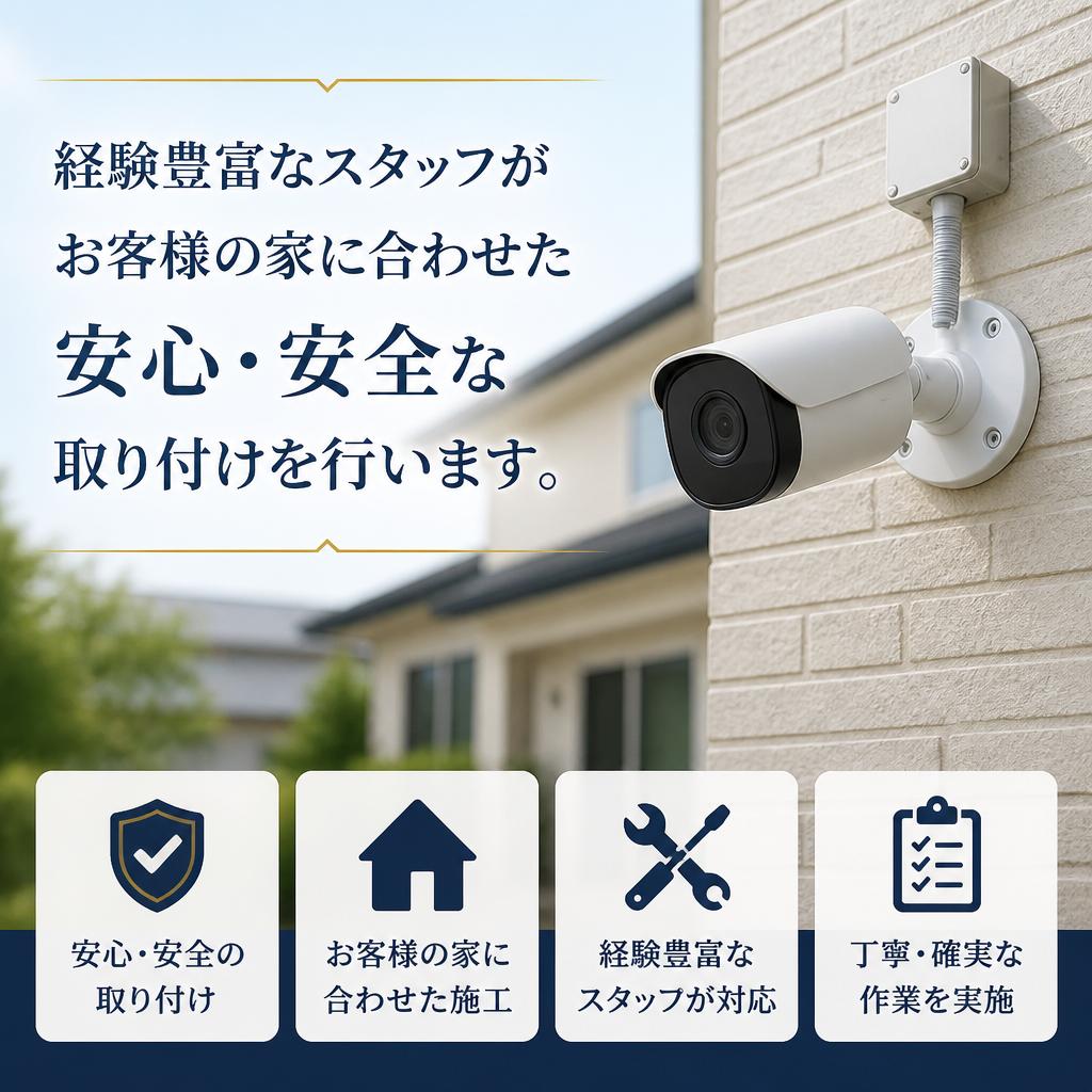当社の安心・安全な取り付け