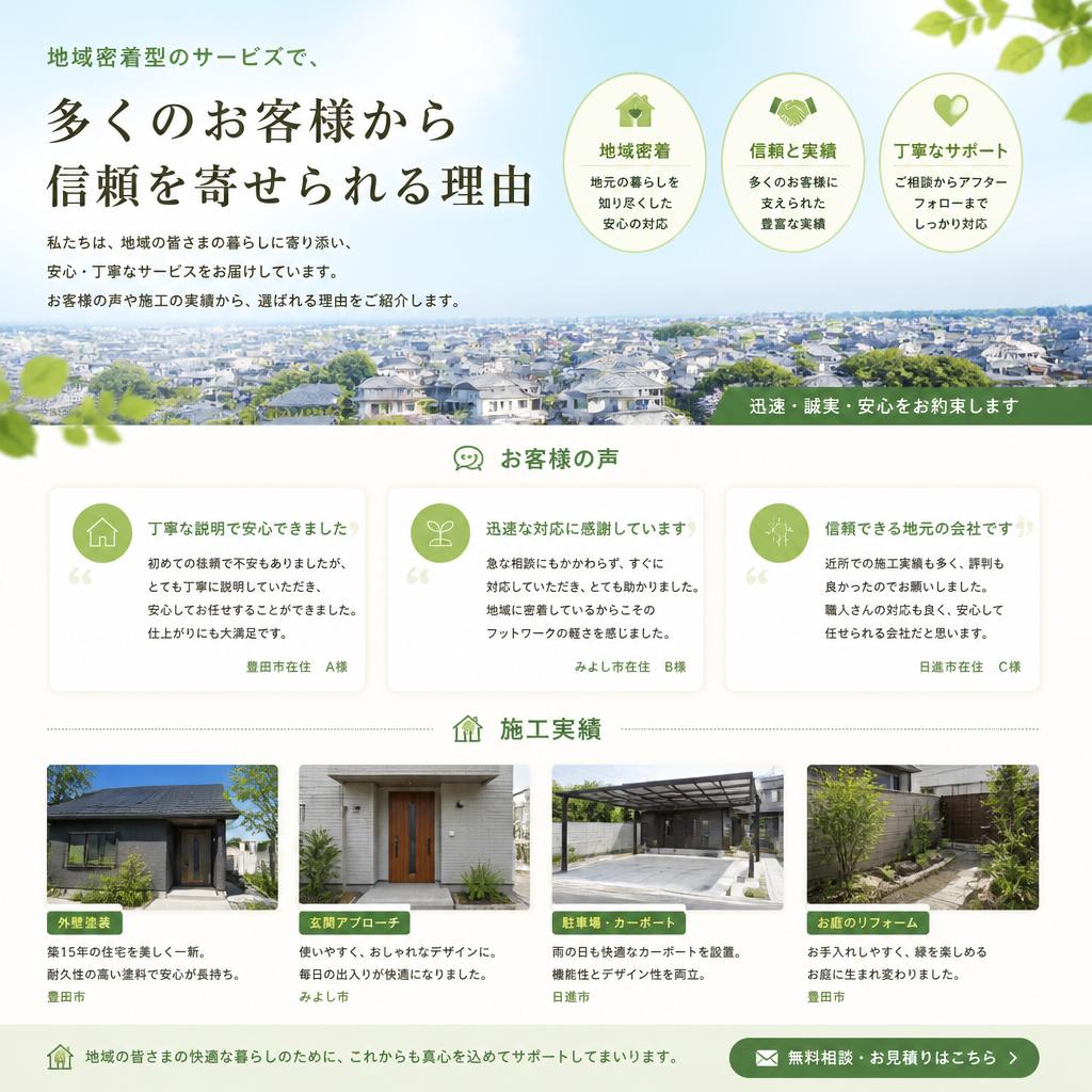 なぜウツノミヤ住設を選ぶのか？