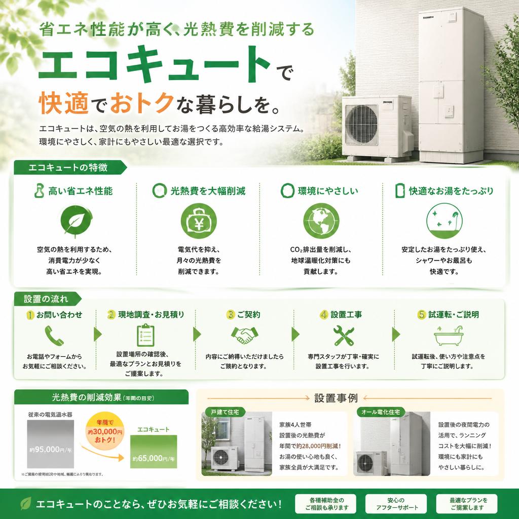 エコキュートの設置