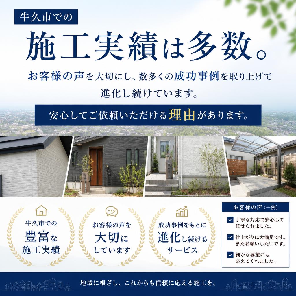 豊富な実績 - 多くのお客様に喜ばれています