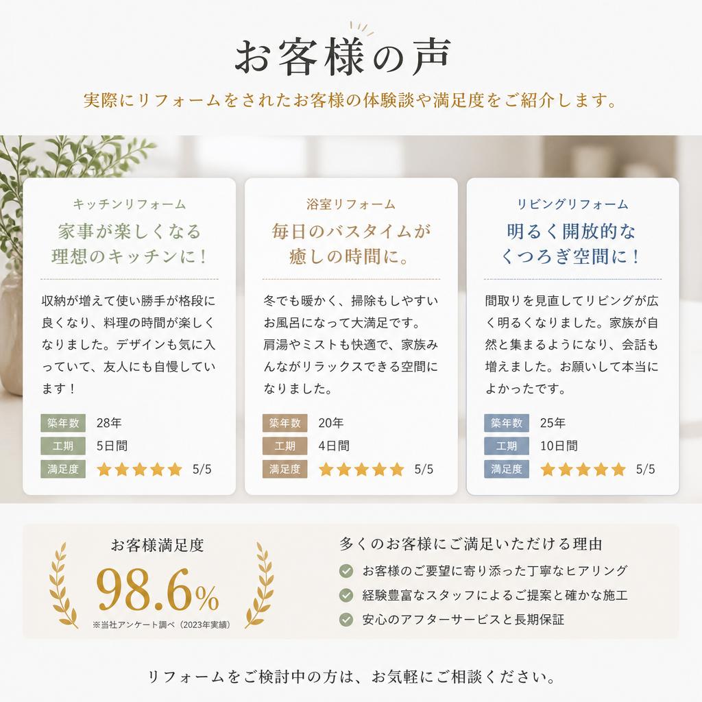 お客様の声